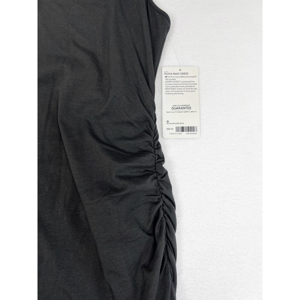 Athleta Playa Maxi Dress in Charcoal Gray/Black Size S NWT - Picture 5 of 7
